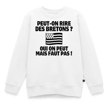 Bretagne, Bretons, Breton, celte - Sweat Premium enfant bio - blanc - Devant - AI Model Kid Male (0cm)