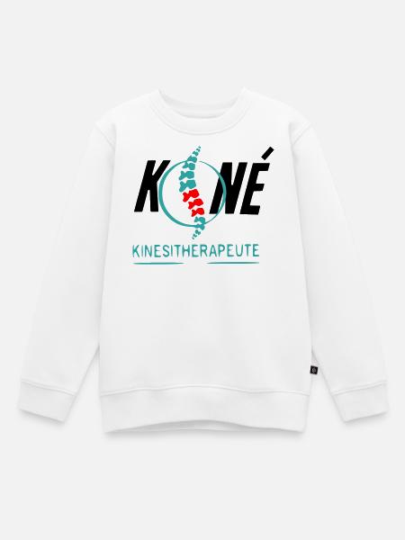 Kinésithérapeute - Sweat Premium enfant bio - blanc