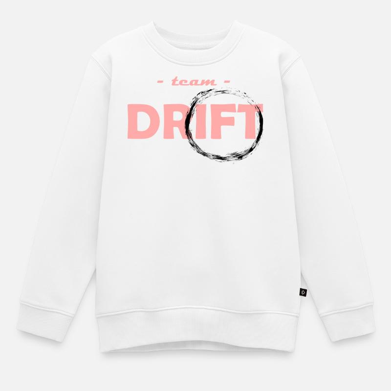 Team Drift Rose - Kinder Premium Organic Sweatshirt - Weiß
