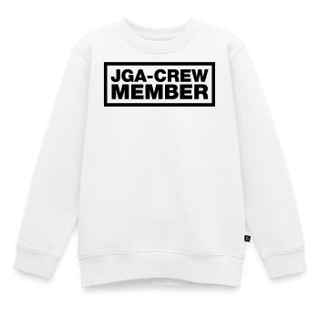 JGA Crew Member Element Top (JGA MC-Rocker-Design) - Kinder Premium Organic Sweatshirt - Weiß - Vorne - AI Model Kid Male (0cm)