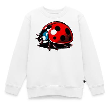 Coccinelle - Sweat Premium enfant bio - blanc - Devant - AI Model Kid Male (0cm)