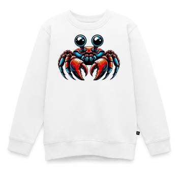 Krebs - Kinder Premium Organic Sweatshirt - Weiß - Vorne - AI Model Kid Male (0cm)