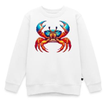 Krebs - Kinder Premium Organic Sweatshirt - Weiß - Vorne - AI Model Kid Male (0cm)