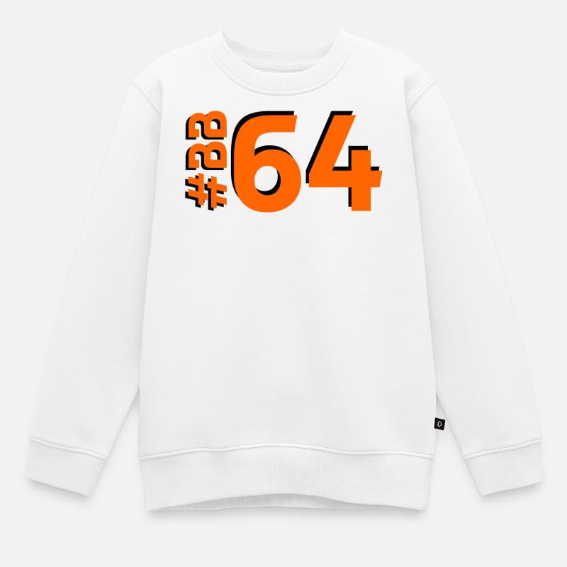 BB64 - Kinder Premium Organic Sweatshirt - Weiß