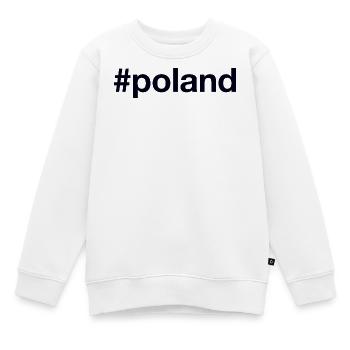 POLOGNE Hashtag Polen - Sweat Premium enfant bio - blanc - Devant - AI Model Kid Male (0cm)