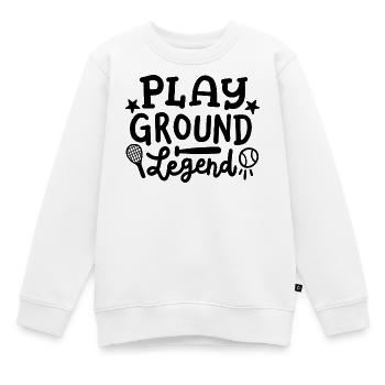 Spielplatz Spiele Kinder - Kinder Premium Organic Sweatshirt - Weiß - Vorne - AI Model Kid Male (0cm)