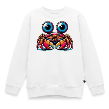 Krebs - Kinder Premium Organic Sweatshirt - Weiß - Vorne - AI Model Kid Male (0cm)