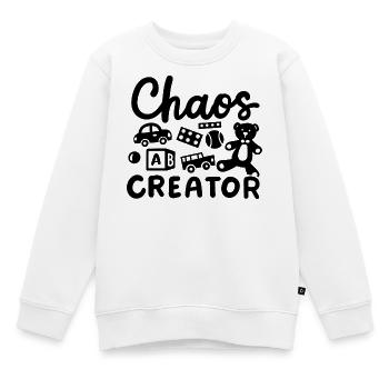 Kleinkind Kind - Kinder Premium Organic Sweatshirt - Weiß - Vorne - AI Model Kid Male (0cm)