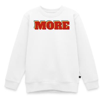 Plus - Sweat Premium enfant bio - blanc - Devant - AI Model Kid Male (0cm)