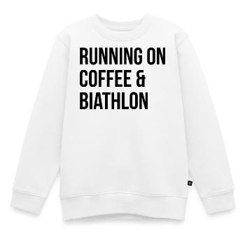 Biathlon Biathlon Biathlon - Sweat Premium enfant bio - blanc - Devant - AI Model Kid Male (0cm)
