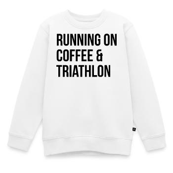 Triathlon-Triathlon-Triathlon - Kinder Premium Organic Sweatshirt - Weiß - Vorne - AI Model Kid Male (0cm)
