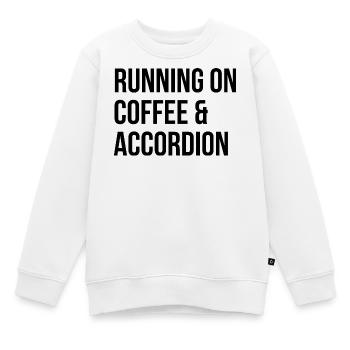 accordéon - Sweat Premium enfant bio - blanc - Devant - AI Model Kid Male (0cm)