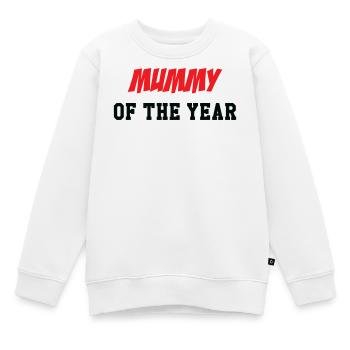 Mom of the Year - Mother's Day - Kids Premium Organic Sweatshirt - white - Front - AI Model Kid Male (0cm)