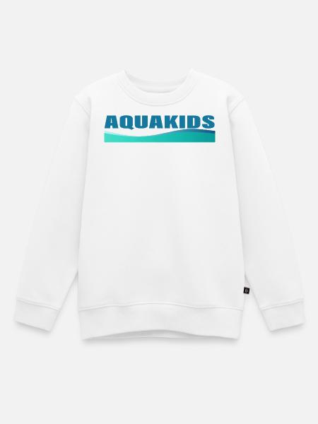 AQUAKIDS - Kinder Premium Organic Sweatshirt - Weiß