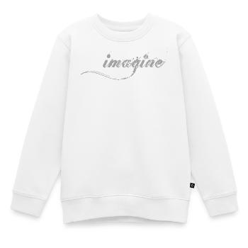 Imagine - Sweat Premium enfant bio - blanc - Devant - AI Model Kid Male (0cm)