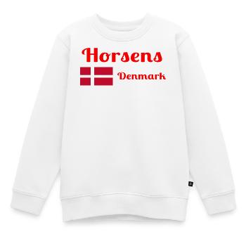 Horsens Dänemark - Stilvolle Drucke - Kinder Premium Organic Sweatshirt - Weiß - Vorne - AI Model Kid Male (0cm)