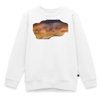 Renard arctique rêveur - Sweat Premium enfant bio - blanc - Devant - AI Model Kid Male (0cm)