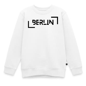 Berlin - Kinder Premium Organic Sweatshirt - Weiß - Vorne - AI Model Kid Male (0cm)
