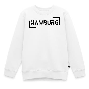 Hamburg - Kinder Premium Organic Sweatshirt - Weiß - Vorne - AI Model Kid Male (0cm)