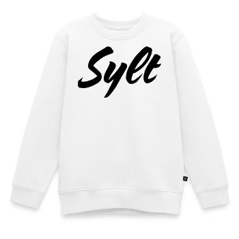 Sylt - Kinder Premium Organic Sweatshirt - Weiß - Vorne - AI Model Kid Male (0cm)