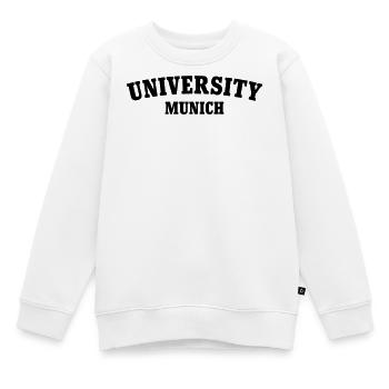 Université de Munich - Sweat Premium enfant bio - blanc - Devant - AI Model Kid Male (0cm)