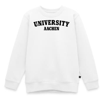 Université d’Aix-la-Chapelle - Sweat Premium enfant bio - blanc - Devant - AI Model Kid Male (0cm)