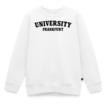 Université de Francfort - Sweat Premium enfant bio - blanc - Devant - AI Model Kid Male (0cm)