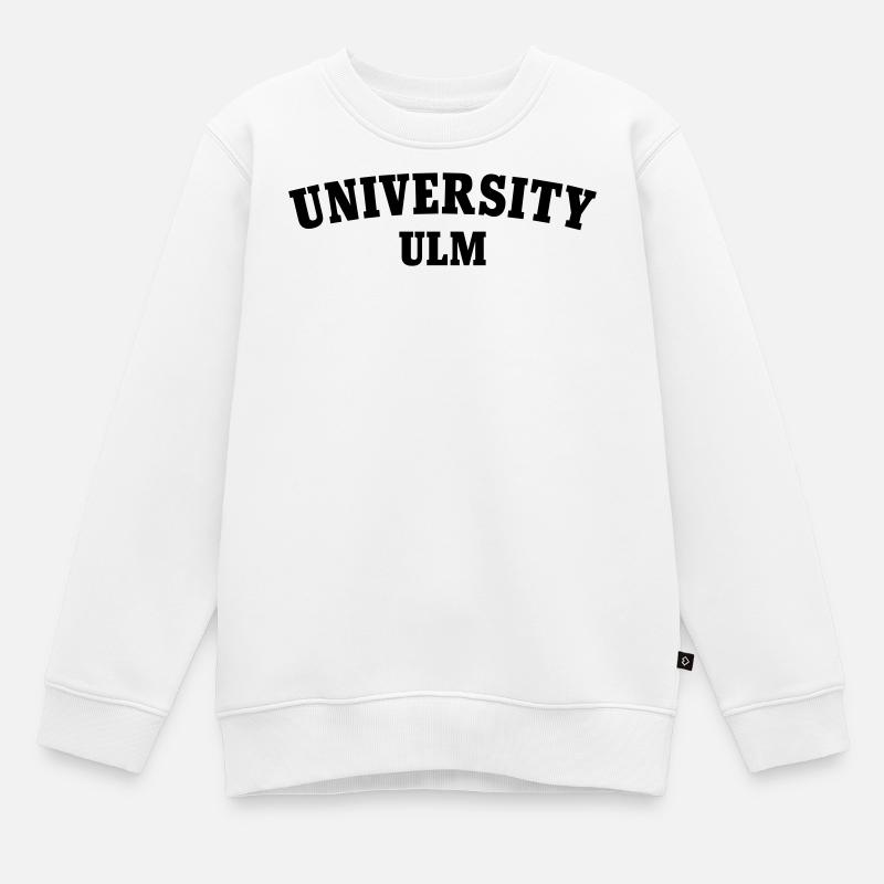 Université d’Ulm - Sweat Premium enfant bio - blanc