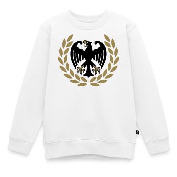 Deutscher Kraftsport Adler - Kinder Premium Organic Sweatshirt - Weiß - Vorne - AI Model Kid Male (0cm)