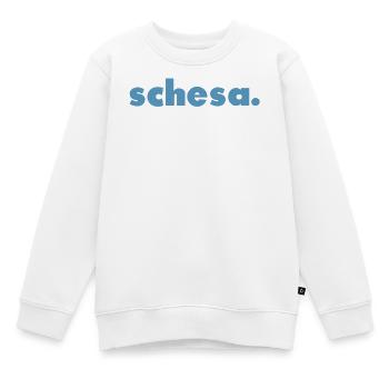 Schesa. - Sweat Premium enfant bio - blanc - Devant - AI Model Kid Male (0cm)