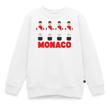Monaco - Sweat Premium enfant bio - blanc - Devant - AI Model Kid Male (0cm)