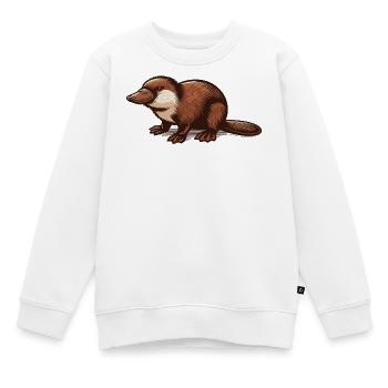 Schnabeltier - Kinder Premium Organic Sweatshirt - Weiß - Vorne - AI Model Kid Male (0cm)