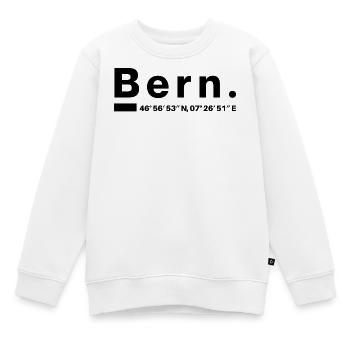 Bern Koordinaten Berner Bernerin Schweiz - Kinder Premium Organic Sweatshirt - Weiß - Vorne - AI Model Kid Male (0cm)