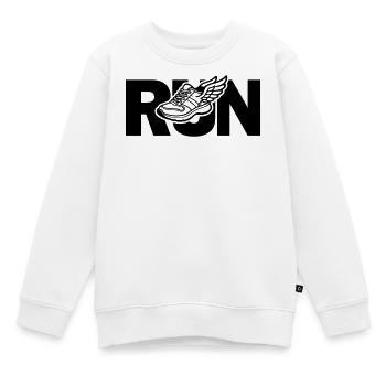 Laufen - Laufen - Kinder Premium Organic Sweatshirt - Weiß - Vorne - AI Model Kid Male (0cm)