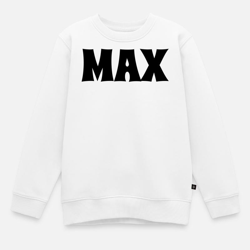 Max - Sweat Premium enfant bio - blanc