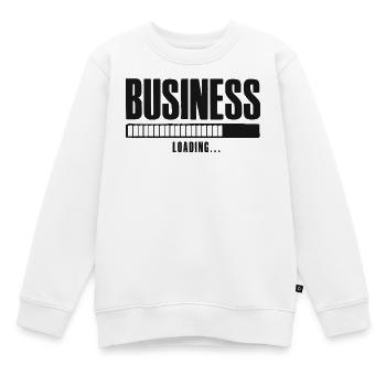 Business Loading Entreprise en ligne Affilié - Sweat Premium enfant bio - blanc - Devant - AI Model Kid Male (0cm)