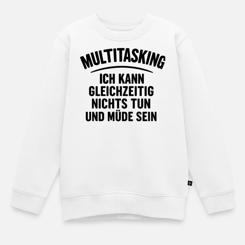 multitâche - Sweat Premium enfant bio - blanc