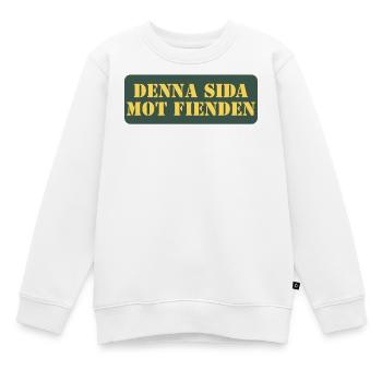 Ce camp contre l’ennemi - Sweat Premium enfant bio - blanc - Devant - AI Model Kid Male (0cm)