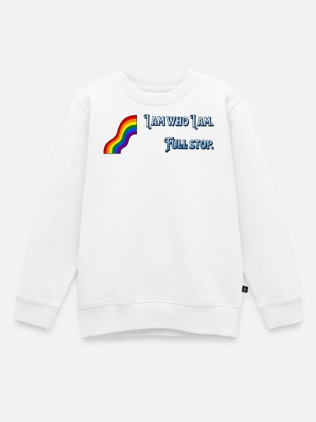 Je suis ce que je suis - Sweat Premium enfant bio - blanc