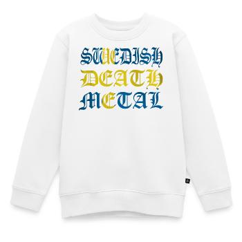 Schwedischer Tod - Kinder Premium Organic Sweatshirt - Weiß - Vorne - AI Model Kid Male (0cm)