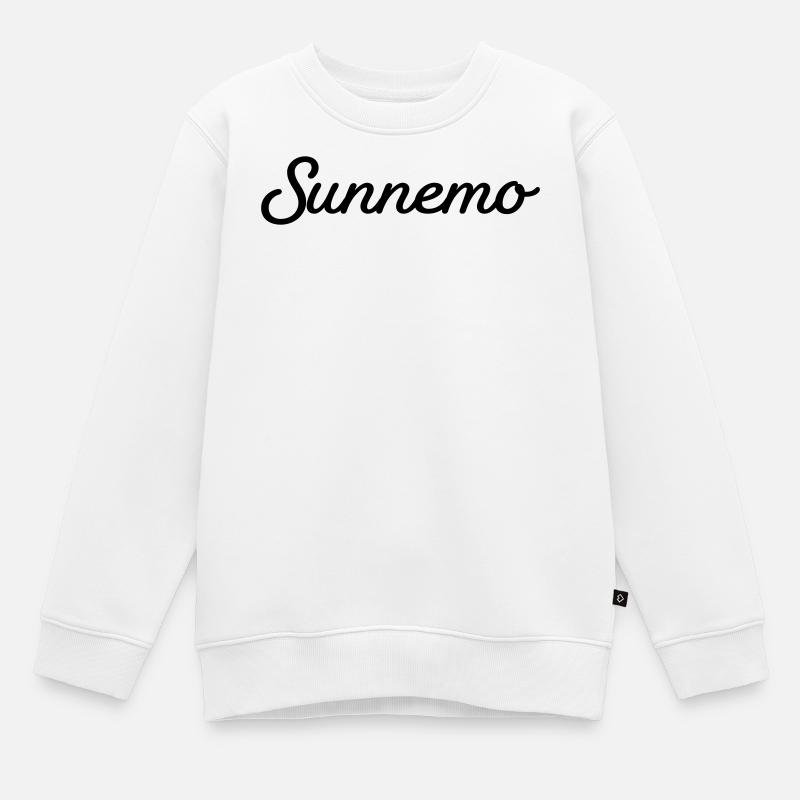Sunnemo schwarz - Kinder Premium Organic Sweatshirt - Weiß