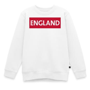 England Barnsley Flagge Heritage Design - Kinder Premium Organic Sweatshirt - Weiß - Vorne - AI Model Kid Male (0cm)