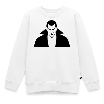 Vampire Illustration - Sweat Premium enfant bio - blanc - Devant - AI Model Kid Male (0cm)