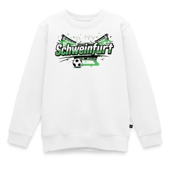 Schweinfurt Fußball Stadion Design - Kinder Premium Organic Sweatshirt - Weiß - Vorne - AI Model Kid Male (0cm)