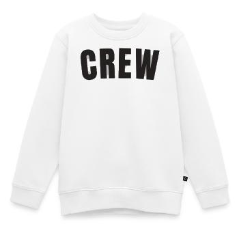 Crew - Kinder Premium Organic Sweatshirt - Weiß - Vorne - AI Model Kid Male (0cm)