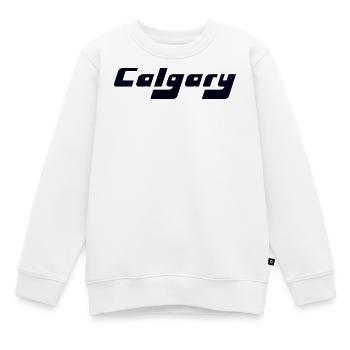 Calgary Canada - Kinder Premium Organic Sweatshirt - Weiß - Vorne - AI Model Kid Male (0cm)