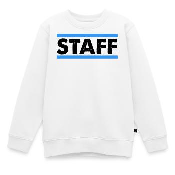 Staff - Kinder Premium Organic Sweatshirt - Weiß - Vorne - AI Model Kid Male (0cm)