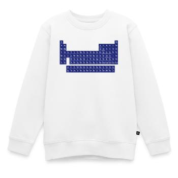 Das Periodensystem der Elemente - Kinder Premium Organic Sweatshirt - Weiß - Vorne - AI Model Kid Male (0cm)