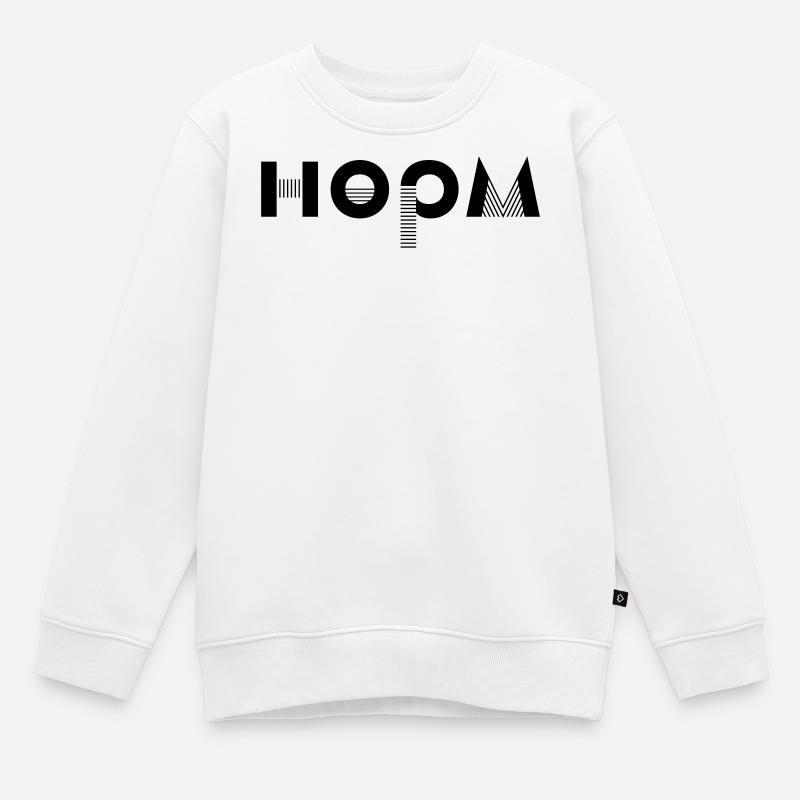 норм - Norm - Kinder Premium Organic Sweatshirt - Weiß