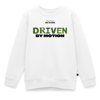 Animé par le mouvement - Sweat Premium enfant bio - blanc - Devant - AI Model Kid Male (0cm)